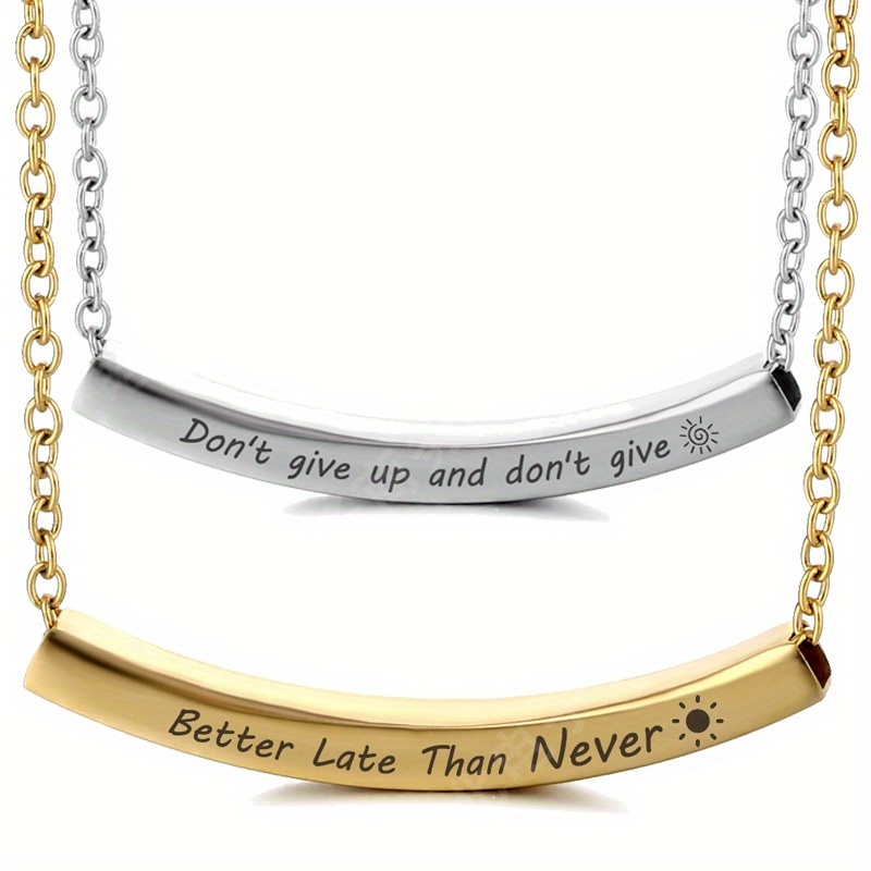 Custom Engraved Stainless Steel Couple Bracelet